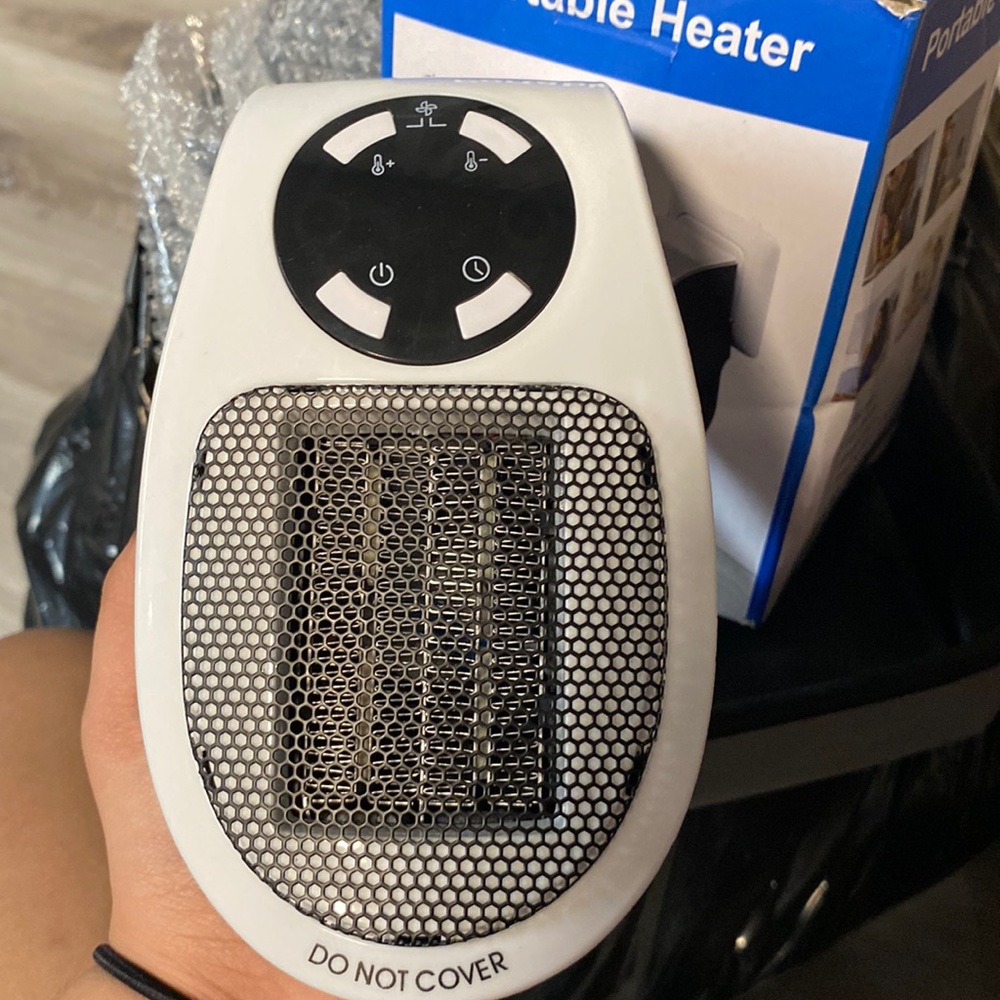 NIB Electric Portable Heater Plug in Wall Room Heating Mini Household Radiator